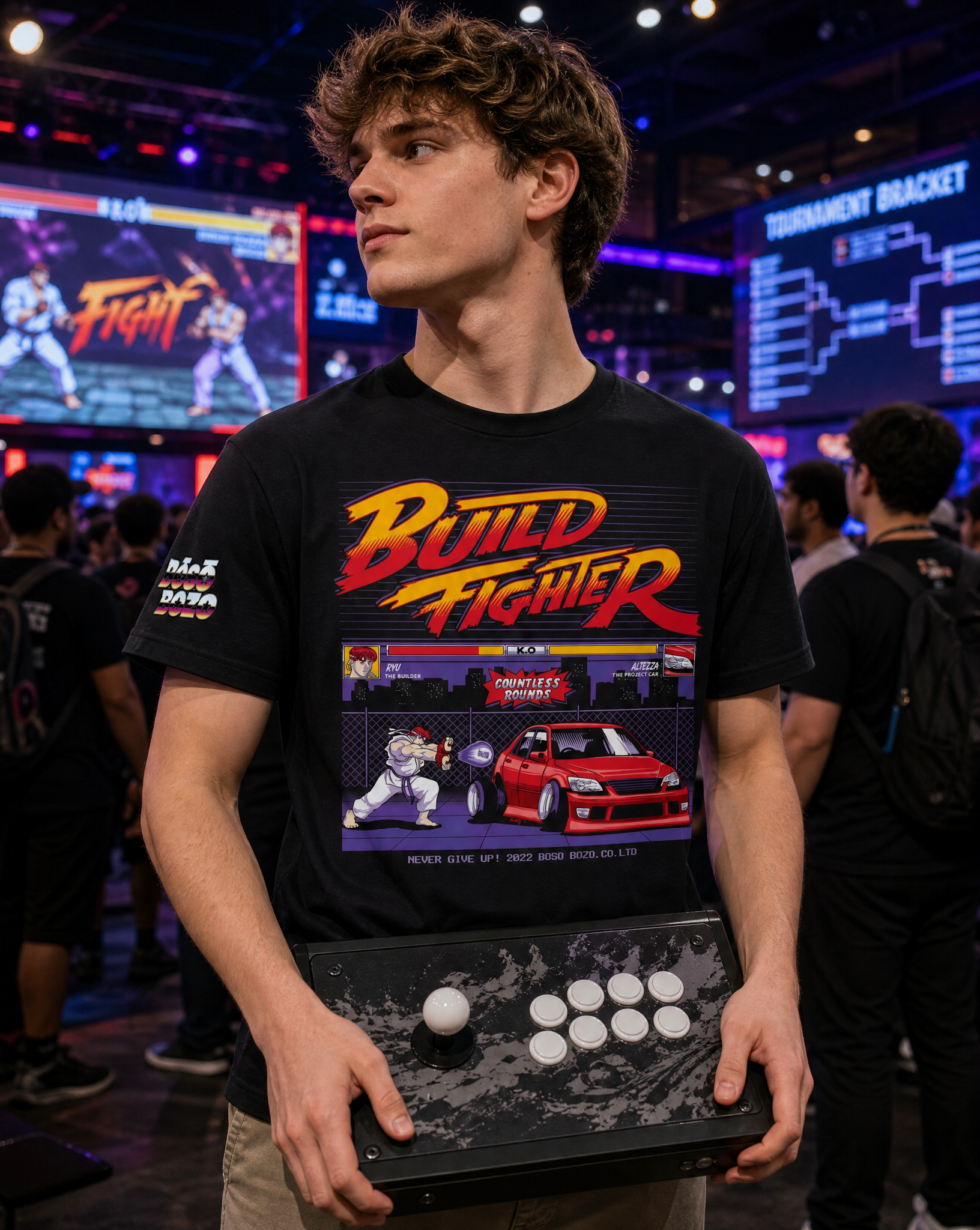BUILD FIGHTERS IS300 TALL TEE