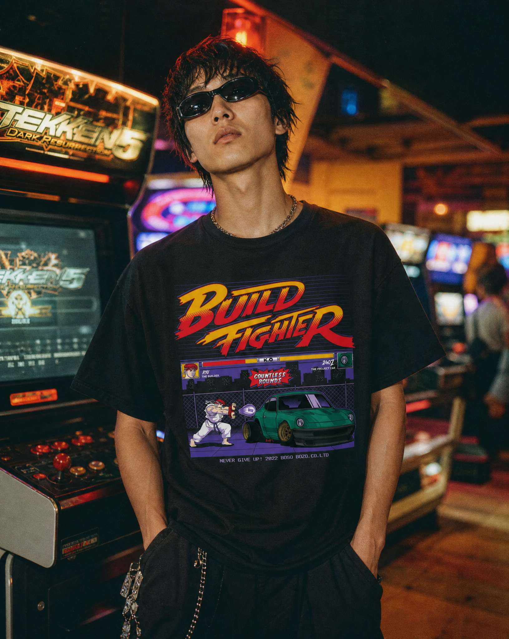 BUILD FIGHTERS 240Z TALL TEE